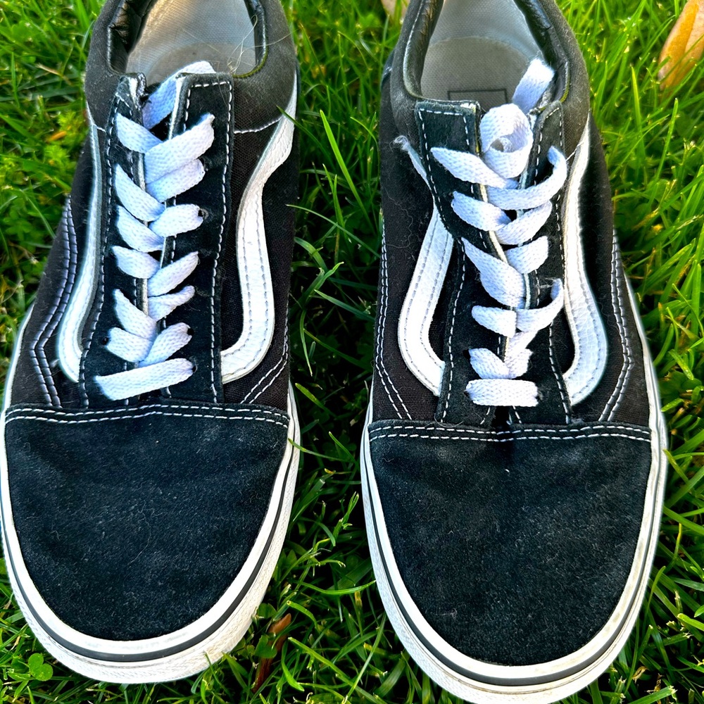 Mens Size 6  VANS Old Skool Black White